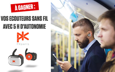 Concours gagnez 3 écouteurs sans fil