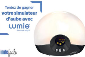 Concours gagnez 3 simulateurs d'aube Lumie Go75