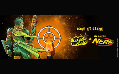 Concours gagnez 4 lots de 6 jouets Nerf