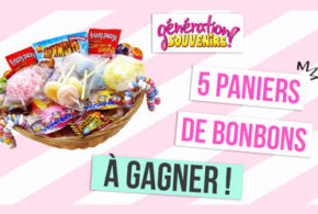 Concours gagnez 5 paniers de bonbons