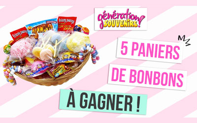 Concours gagnez 5 paniers de bonbons