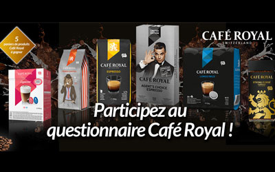 Concours gagnez 5 paniers de produits Café Royal