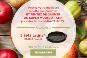 Concours gagnez 5 sets tatin Emilie Henry