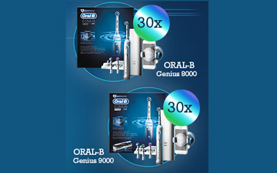 Concours gagnez des brosses à dents électriques Oral-B