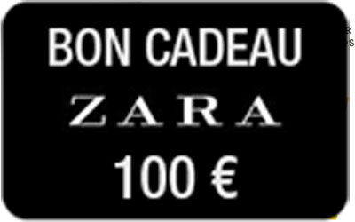 Concours gagnez des cartes cadeau Zara de 100 euros