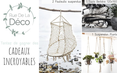 Concours gagnez des fauteuils suspendus