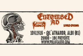 Concours gagnez des invitations pour le concert d'Entombed A.D