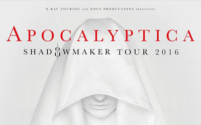 Concours gagnez des invitations pour le concert de Apocalyptica