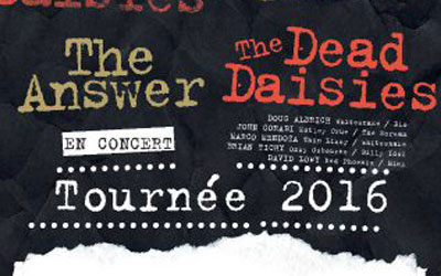 Concours gagnez des invitations pour le concert de The Answer