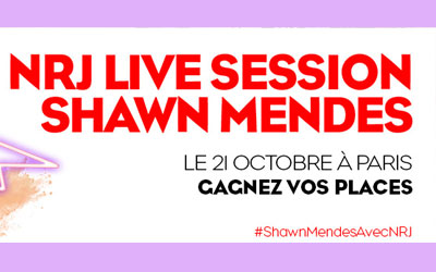 Concours gagnez des invitations pour le concert privé de Shawn Mendes