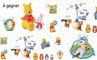 Concours gagnez des jouets Winnie l'Ourson