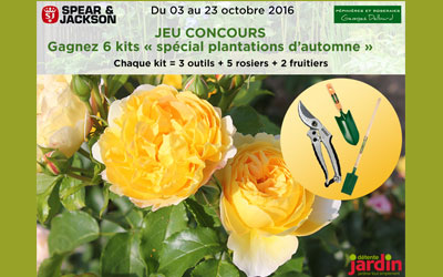 Concours gagnez des kits de plantations d'automne