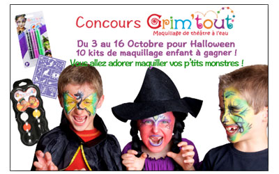 Concours gagnez des lots de maquillage pour enfant