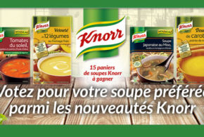 Concours gagnez des paniers de soupes Knorr