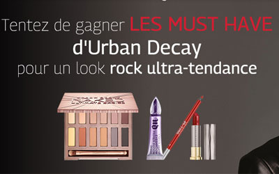 Concours gagnez des produits de soins Urban Decay