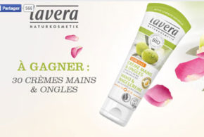 Concours gagnez des produits de soins crème Mains & Ongles Lavera