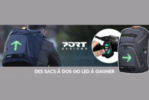 Concours gagnez des sacs à dos connectés Port Designs Go LED