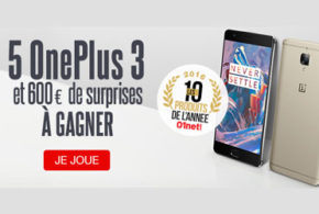 Concours gagnez des smartphones One Plus 3