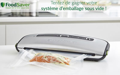 Concours gagnez des systèmes d'emballage sous vide