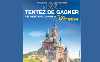 Concours gagnez des week-ends pour 4 personnes à Disneyland Paris