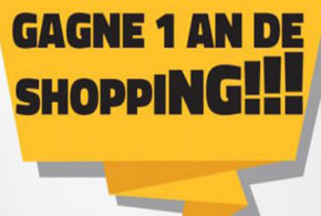 Concours gagnez un an de shopping