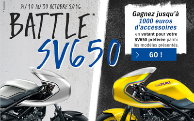 Concours gagnez un bon d'achat Suzuki Moto de 1000 euros