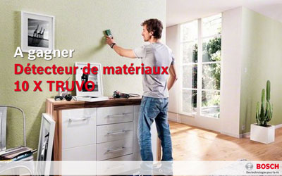 Concours gagnez un détecteur de matériaux Truvo Bosch