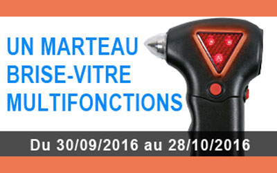 Concours gagnez un marteau brise-vitre