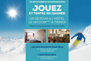 Concours gagnez un séjour pour 2 personnes à Tignes en hôtel 4