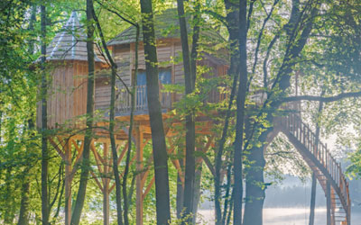 Concours gagnez un séjour en famille dans une cabane dans les arbres