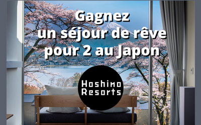 Concours gagnez un séjour pour 2 personnes au Japon