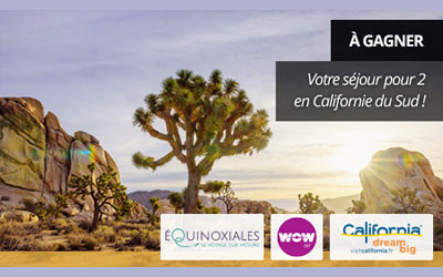 Concours gagnez un voyage de 8 jours pour 2 en Californie du Sud