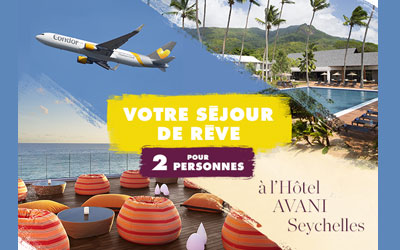 Concours gagnez un voyage pour 2 personnes aux Seychelles