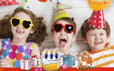 Concours gagnez une fête d'anniversaire pour 10 enfants