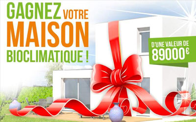 Concours gagnez une maison bioclimatique de 89000 euros