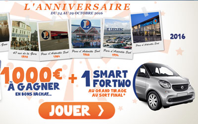 Concours gagnez une voiture Smart For Two