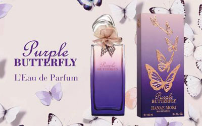 Echantillons gratuits du parfum Purple Butterfly