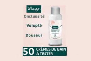 Test produit, Crème de Bain soin caresse - Silky Secret de Kneipp