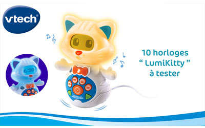 Test produit, Horloges Lumikitty VTECH