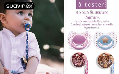 Test produit, Le Set Suavinex Couture Sucette + attache-sucette