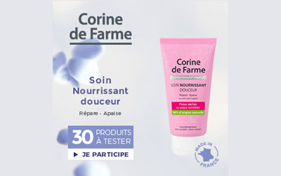 Test produit, Soin Nourrissant Douceur Corine de Farme