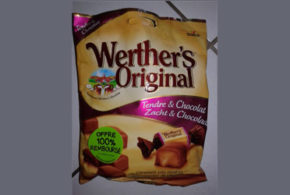 Werther's Tendre et chocolat 100% remboursé