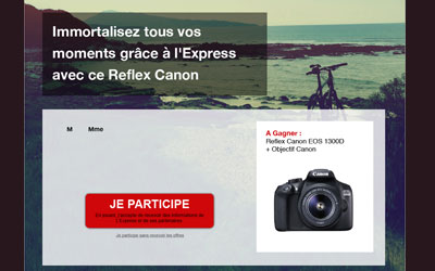 Concours gagnez 1 appareil photo Reflex Canon EOS 1300D