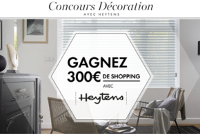 Concours gagnez 1 bon d'achat Heytens de 300 euros