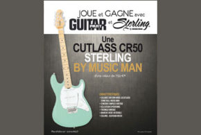 Concours gagnez 1 guitare Cutlass CR Sterling by Music Man