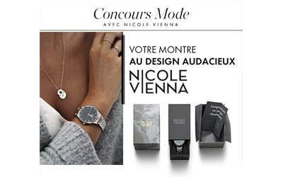 Concours gagnez 10 montres Nicole Vienna