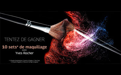 Concours gagnez 10 sets de maquillage Yves Rocher