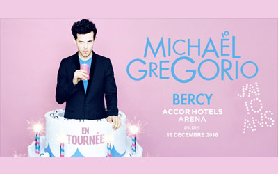 Concours gagnez 2 invitations pour le spectacle de Michaël Gregorio