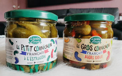 Concours gagnez 2 pots de cornichons Le Jardin d'Orante