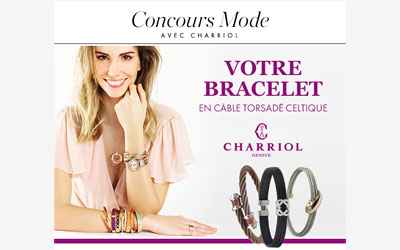 Concours gagnez 20 bracelets Charriol